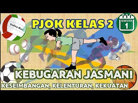 MATERI PJOK KELAS 2 KEBUGARAN JASMANI KESEIMBANGAN, KELENTURAN, KEKUATAN