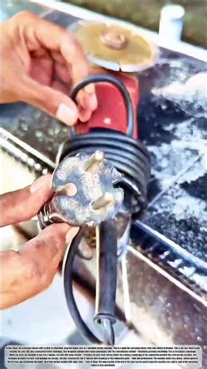 Useful Methods For Winding The Power Cord Of a Handheld Cutting Machine #job #skills #tips #tools