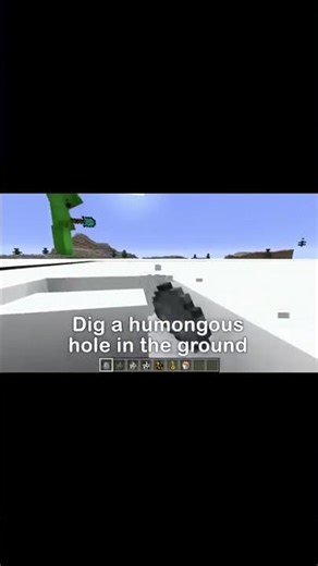 Minecraft jump scare—creeper! #minecraft