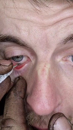 Eye Procedure: Close-Up of Medical Technique
