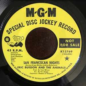 Eric Burdon And The Animals - San Franciscan Nights
