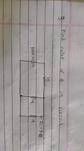 9 Find value of R in circuit... | Filo