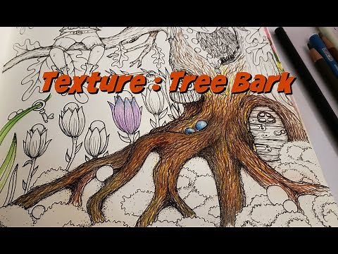 Coloring Texture : How To Color Tree Bark