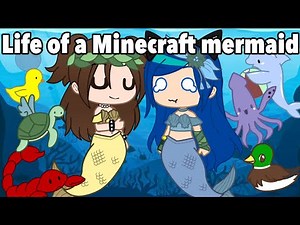 Life of a Minecraft mermaid - ItsFunneh (Gacha Club)