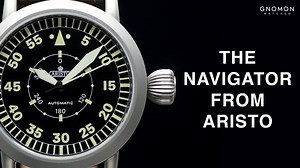 Check out our latest clip on the old-school-aviation charm by #Aristo with the Navigator 3H59A ✈️ https://bit.ly/3mHGAj8 | Gnomon Watches | Facebook
