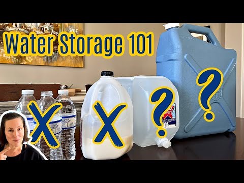 How to Store Water Long Term