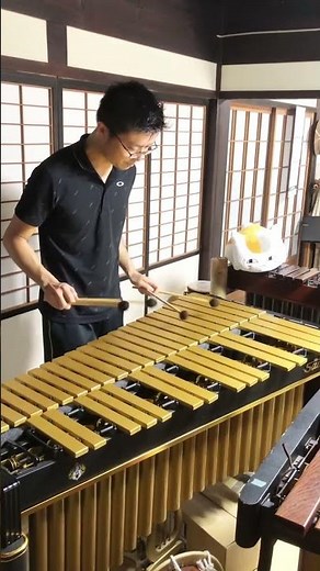 【車内チャイム】東海道・山陽新幹線『いい日旅立ち・西へ』JR西日本車で聴ける車内チャイムをビブラフォンで再現してみた #shorts