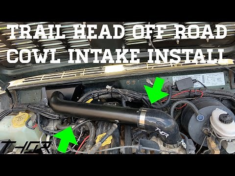 Trail Head Off Road Cowl Intake Install for Jeep Cherokee XJ