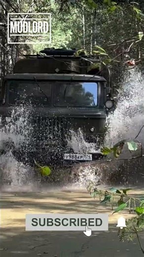 Monster GAZ-66 Takes on Wild Offroad River Crossing 🚛💦