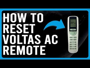 How To Reset Voltas AC Remote (How To Factory Reset My Voltas AC Remote?)