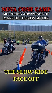 Sorry Mark N Marilee Harris I know how competive you are, and as your training partner I feel obligated to keep you motivated. Your doing great on your new motor man, and you'll be right back where you were in the road king in no time flat. From NoVA Cone Camp this past Sunday thanks Jill for taking the footage. #slowspeedmotorcycleskills #motorcycletraining #motorcycleskills #harleydavidson #harleydavidsonroadking #harleydavidsonelectraglide #superseer #bmwmotorrad #motorcyclerodeo #policemotor