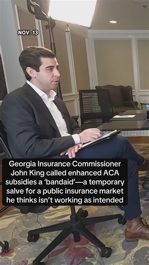 Insurance Commissioner John King discusses future of ACA subsidies