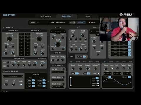 ASM Diosynth - more sound design with the editor (for Space Out event)