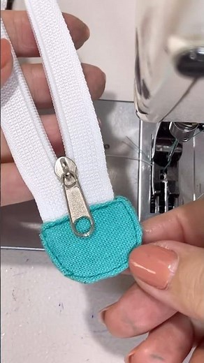 zipper end sealing technique #sewing #sewinghacks #sewingtips