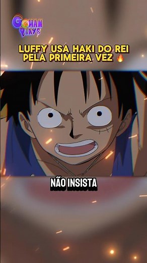 Luffy uses King's Haki for the first time #onepiece #anime