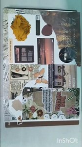 Make aesthetic travel journal with me 🫶 part 2 ✨🌺🎀⭐🎞️🤎#journalling #aesthetic #vintage #art #craft