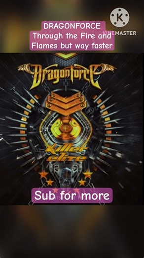 CLASSIC DRAGONFORCE - Through the Fire and Flames but faster)full video on channel