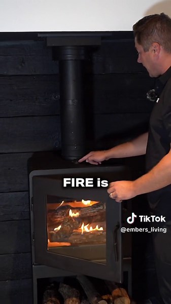 Check out the MF Fire Nova 2 wood stove!! #fy #fyp #foryou #fypシ #mffire #woodstove #stove #heat #fire #heater #woodburning