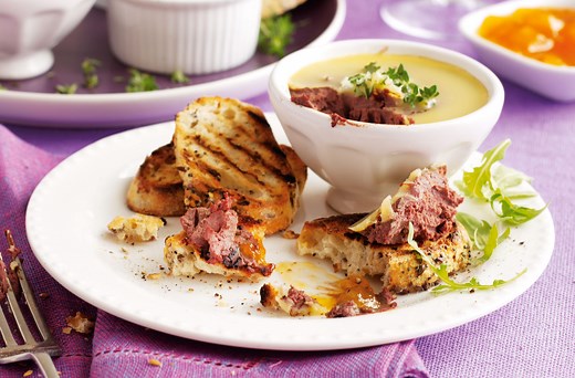 Chicken liver pate with brandy