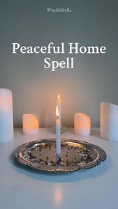 6.5K views · 1K reactions | The holiday season can feel chaotic at times, so try this spell to bring peace and harmony to your home #peace #homespell #witchcraft #spirituality #witchesofig | Sibylla Vane | Facebook