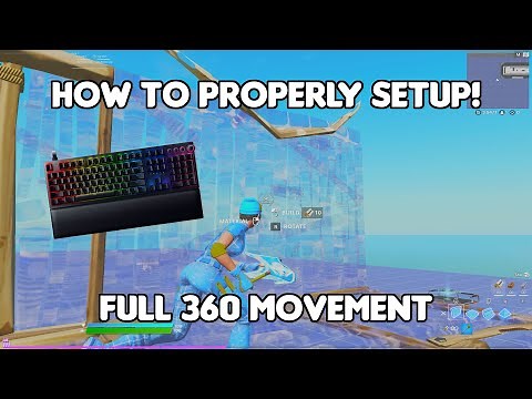 How to PROPERLY Setup the Razer Huntsman v2 Analog Keyboard for Fortnite! Full 360 Movement!