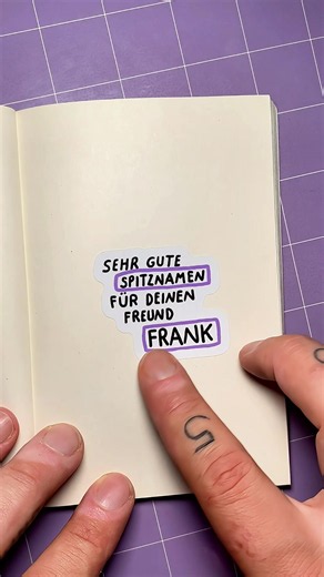 Wo sind die Franks da draußen? Ein lustiges Wortspiel für Frank