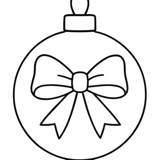 Printable Christmas Ornament Coloring Pages | 10 A4 Holiday Bauble Designs | Kids Coloring Sheets | Simple Line Art PDF | Instant Download - Etsy