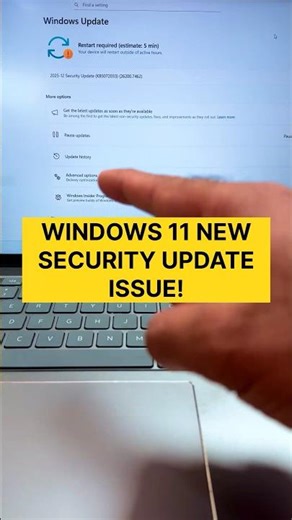 How to Update Windows 11 Security Patch! (Step-by-Step Guide) #windows11 #shorts