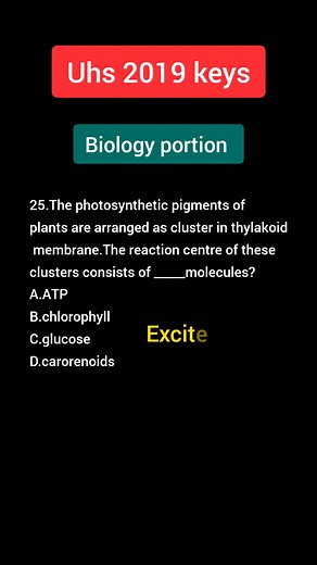 17 reactions | UHS 2019 Biology keys| UHS mdcat| UHS mdcat 2019| part...