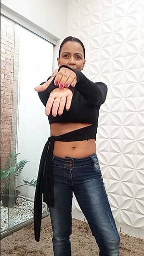 Amei essa Blusa Cropped Feminina Manga longa com laço amarração lateral suplex lançamento #cropped