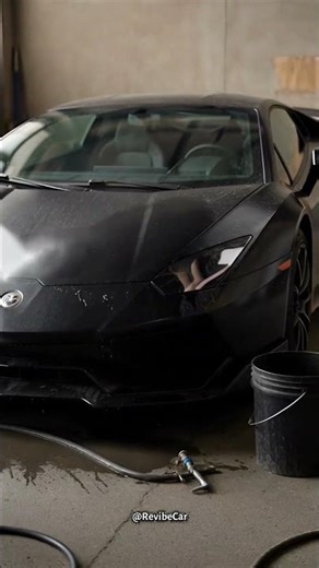 ASMR Restoration of Abandoned 2008 Lamborghini Reventón | #shorts #asmr #carrestoration #viral