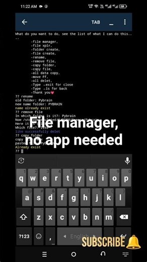 250 Line Python File Manager | No Library Needed #coding #python