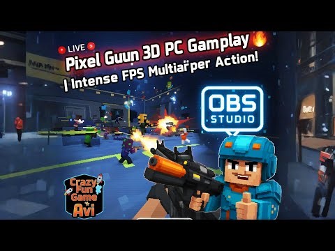 LIVE 🔴 Pixel Gun 3D PC Gameplay 🔥 | Intense FPS Multiplayer Action!