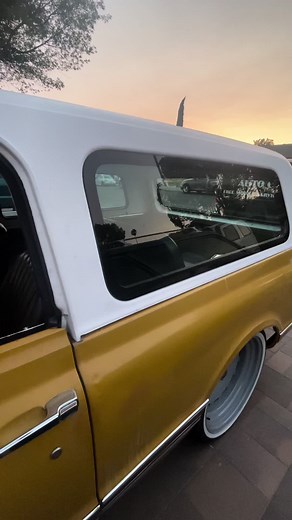 1969 Chevy Blazer. Getting that custom Fresh Flush quarters and back glass installed