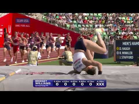 Bridget Williams wins the women's pole vault Trials | U.S. Olympic Track & Field Trials