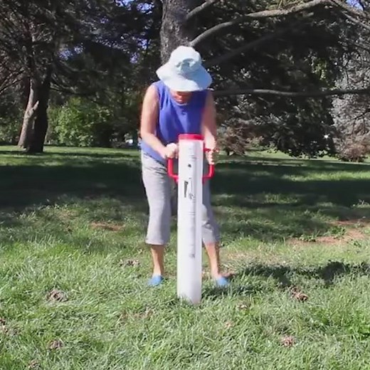 This tube makes it easy to collect pine cones. Pick up yours: https://chdr.tv/cdab6 | Cheddar Gadgets