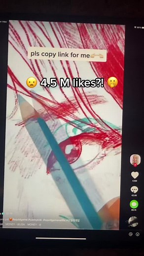 Here’s how to draw a red and blue effect drawing! ❤️💙 #letslearnhowtodraw #learnontiktok #tiktokpartner