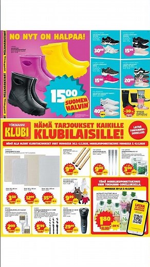 Tokmanni tarjoukset 06/04 - 12/04