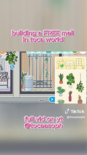 Build a Free Mall in Toca Boca World (No Packs Needed)