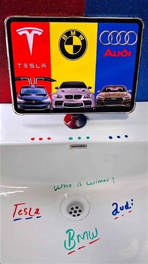 Tesla vs BMW vs AUDI🥵#bmw #tesla #audi