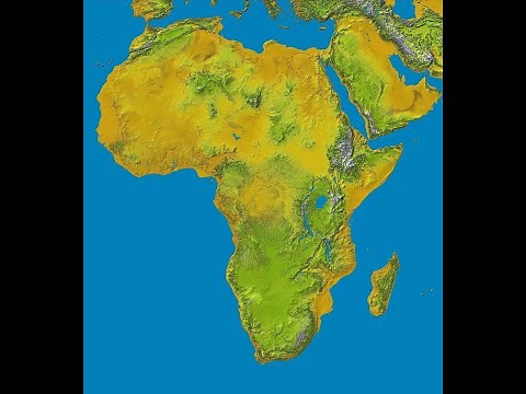 Time Lapse of Lake Chad Decline (1984-2019)