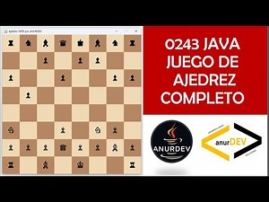 | 0243 | JAVA | JUEGO DE AJEDREZ COMPLETO |