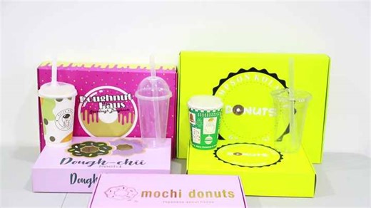 Luxury Custom Donut Gift Box Packaging Rigid Paper Gift Box with Magnetic Closure for Doughnut Packaging