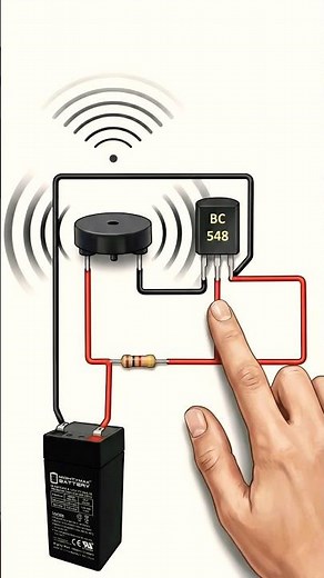 DIY Break-Contact Alarm | Simple Home Security Hack You Can Build in Minutes!