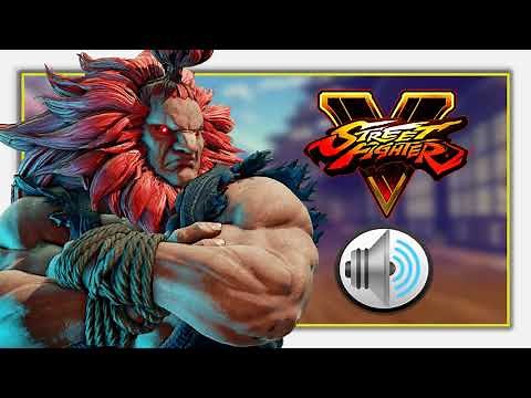 Street Fighter V - Akuma Sound Effects + Voice Clips