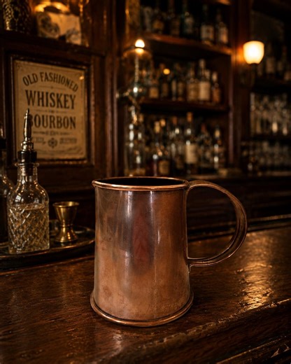 Vintage Copper Colonial Virgina Mug - Etsy