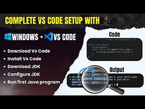 How to Setup Java in Visual Studio Code | VS Code Installation for Java