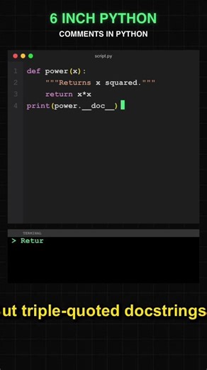 Is a docstring really a comment in Python? The answer might change how you write code. #Python