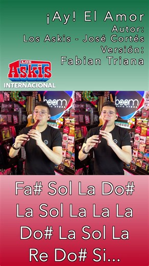 ¡Ay! El Amor - Los Askis - Tutorial Quena