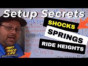 How to Scale, Adjust, and Understand your Race Car including Spring Rates, Shocks, and Ride Heights!